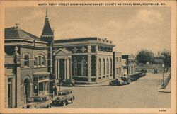 Montgomery County National Bank Rockville MD Postcard