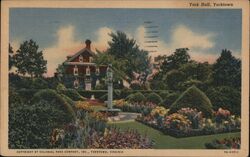 York Hall, Yorktown Postcard