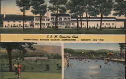 IBM Country Club Postcard