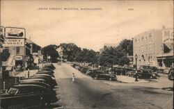 Legion Parkway Brockton Postcard