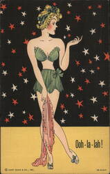 Ooh-la-la!  Pinup Girl Clyde, OH Postcard Postcard Postcard