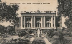 Lincoln County Court House, North Platte Nebraska Postcard