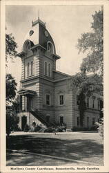 Marlboro County Courthouse, Bennettsville Postcard