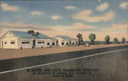 66 Motel and Cafe, Holbrook Arizona Postcard Postcard Postcard