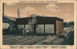 Crossett Watzek Gates Industries American Lumber Fordyce, AR Postcard Postcard Postcard