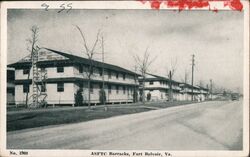 ASFTC Barracks Fort Belvoir Virginia Postcard Postcard Postcard