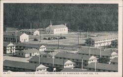 Typical Chapel Camp Lee Virginia Postcard