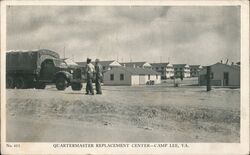 Quartermaster Replacement Center Camp Lee Virginia Military Postcard Postcard Postcard