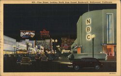 835 Vine Street Hollywood Postcard