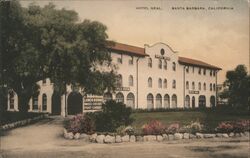 Hotel Neal Santa Barbara Postcard