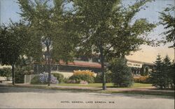 Hotel Geneva Lake Geneva, WI Postcard Postcard Postcard