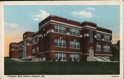 Glasgow High School Kentucky Postcard Postcard Postcard