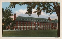 Architectural Building, University of Illinois Postcard