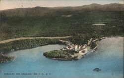 Saranac Inn New York Postcard Postcard Postcard