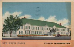 New Hotel Pasco Postcard