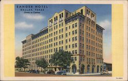 Sanger Hotel Dallas Texas Postcard