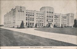 Greenport High School New York Postcard Postcard Postcard