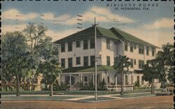 Hibiscus House St. Petersburg Florida Postcard Postcard Postcard