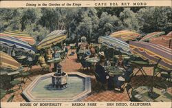 Cafe Del Rey Moro, Garden of the Kings Postcard