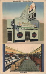 Mayflower Cafe Cheyenne Wyoming Postcard Postcard Postcard