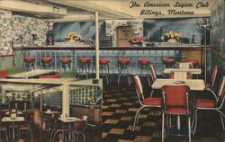 The American Legion Club Billings Postcard