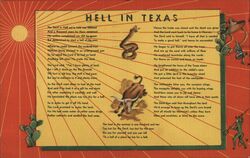 Hell in Texas Postcard San Antonio, TX Postcard Postcard Postcard