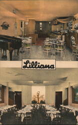 Lilliana Restaurant Interior New York, NY Postcard Postcard Postcard