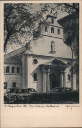 Old Catholic Cathedral, St. Augustine Florida Postcard Postcard Postcard