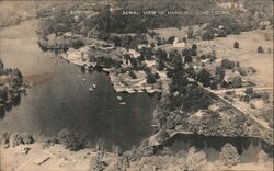 Aerial View of Hamburg Cove Postcard