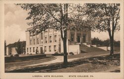 Liberal Arts Building State College Pennsylvania Postcard Postcard Postcard