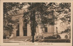 Schwab Auditorium State College Pennsylvania Postcard Postcard Postcard