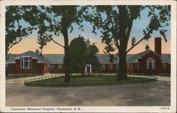 Claremont Memorial Hospital New Hampshire Postcard Postcard Postcard