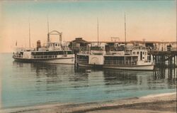 Glass Bottom Boats, Catalina Island Postcard