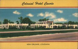 Colonial Hotel Courts New Orleans, LA Postcard Postcard Postcard