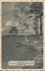 Lake Ontog, Pittsfield Massachusetts Postcard