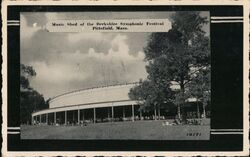 Music Shed of the Berkshire Symphonic Festival Postcard