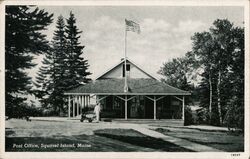 Post Office, Squirrel Island Postcard