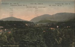 The Bar Harbor Mountains Postcard