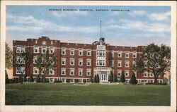 Newman Memorial Hospital, Emporia Kansas Postcard Postcard Postcard