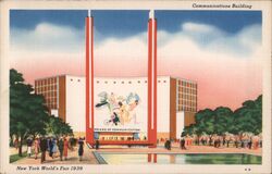 Communications Building New York World's Fair Postcard