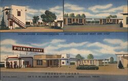 Pueblo Court Amarillo Texas Postcard Postcard Postcard