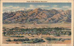 Death Valley - Furnace Creek Ranch Postcard