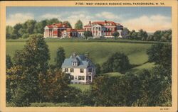 West Virginia Masonic Home Postcard