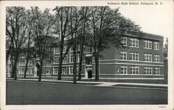 Palmyra High School New York Postcard Postcard Postcard