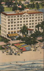 Surfside Hotel Miami Beach Postcard