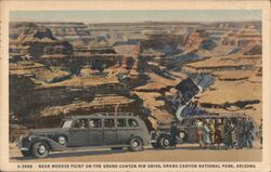 Near Mohave Point on the Grand Canyon Rim Drive Postcard