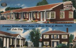 Sorensen Western Motor Lodge Salt Lake City, UT Postcard Postcard Postcard