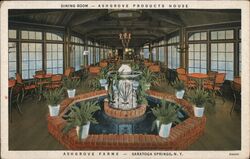 Dining Room Ash Grove Products House Saratoga Springs Postcard