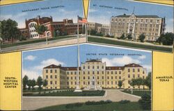 Amarillo Texas Hospitals Postcard Postcard Postcard