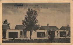 Frigo's Auto Stop Camp, Sheridan Wyoming Postcard Postcard Postcard